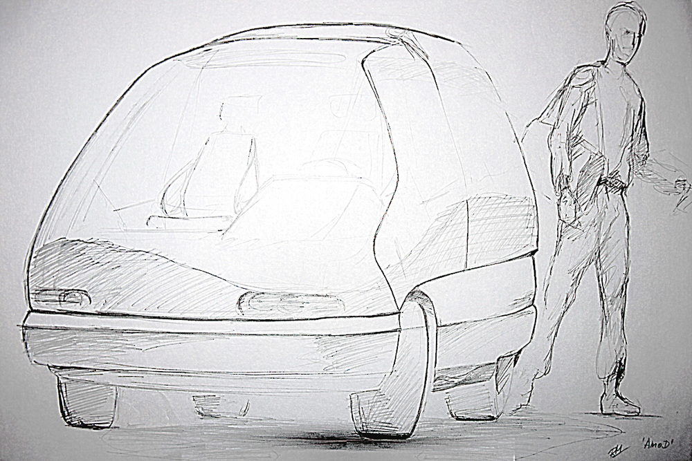 3D-Scribble KFZ-Van--vo