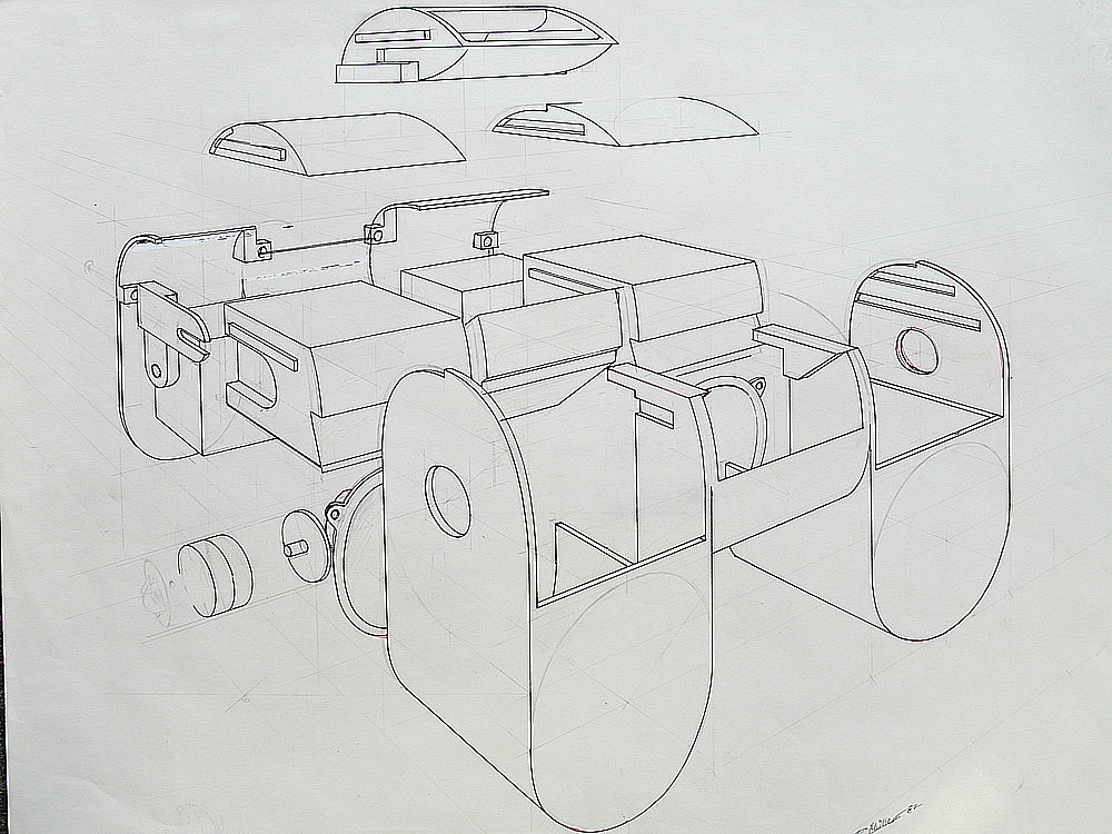 SAM_5543_GhettoBlaster-Formstudie--Explos.zeichnung--Stift'87++